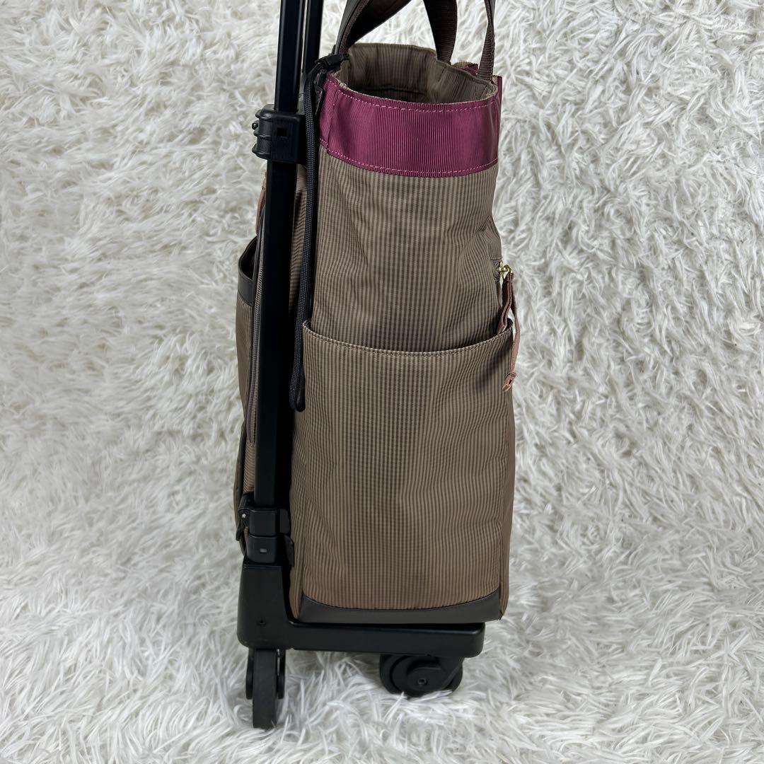 SWANY スワニー キャリーバッグカート　ルバンドミニ　グレージュ　リボン