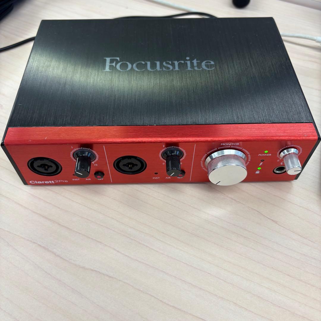 Focusrite Clarett 2Pre オーディオインターフェイス