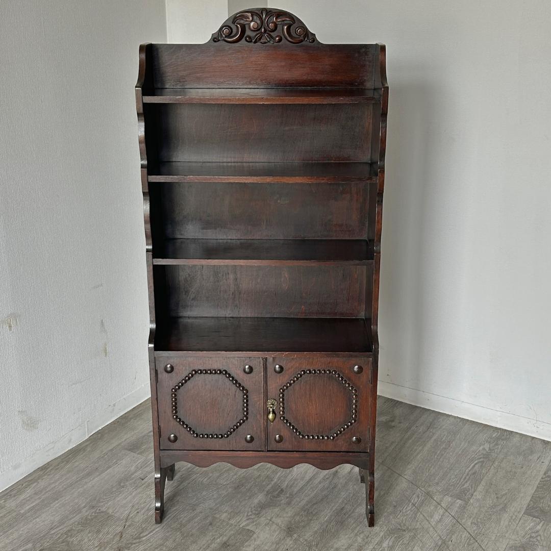 イギリス アンティーク家具 オープンブックケース 1930年頃 746A