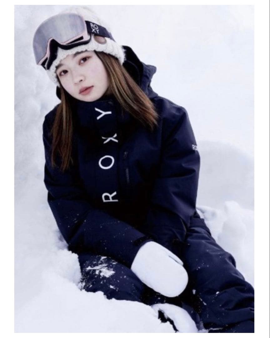 ROXY ブラック ウィンタースポーツウェアトップス