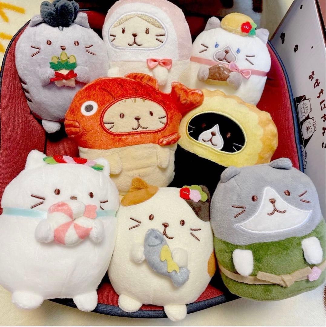 HAPiNS ふくふくにゃんこ おせちにゃんこ ぬいぐるみ 福福おせちBOX