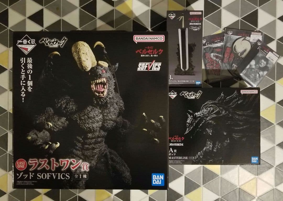 一番くじ ベルセルク 運命に抗う、黒い剣士　A賞　B賞　ラストワン　セット