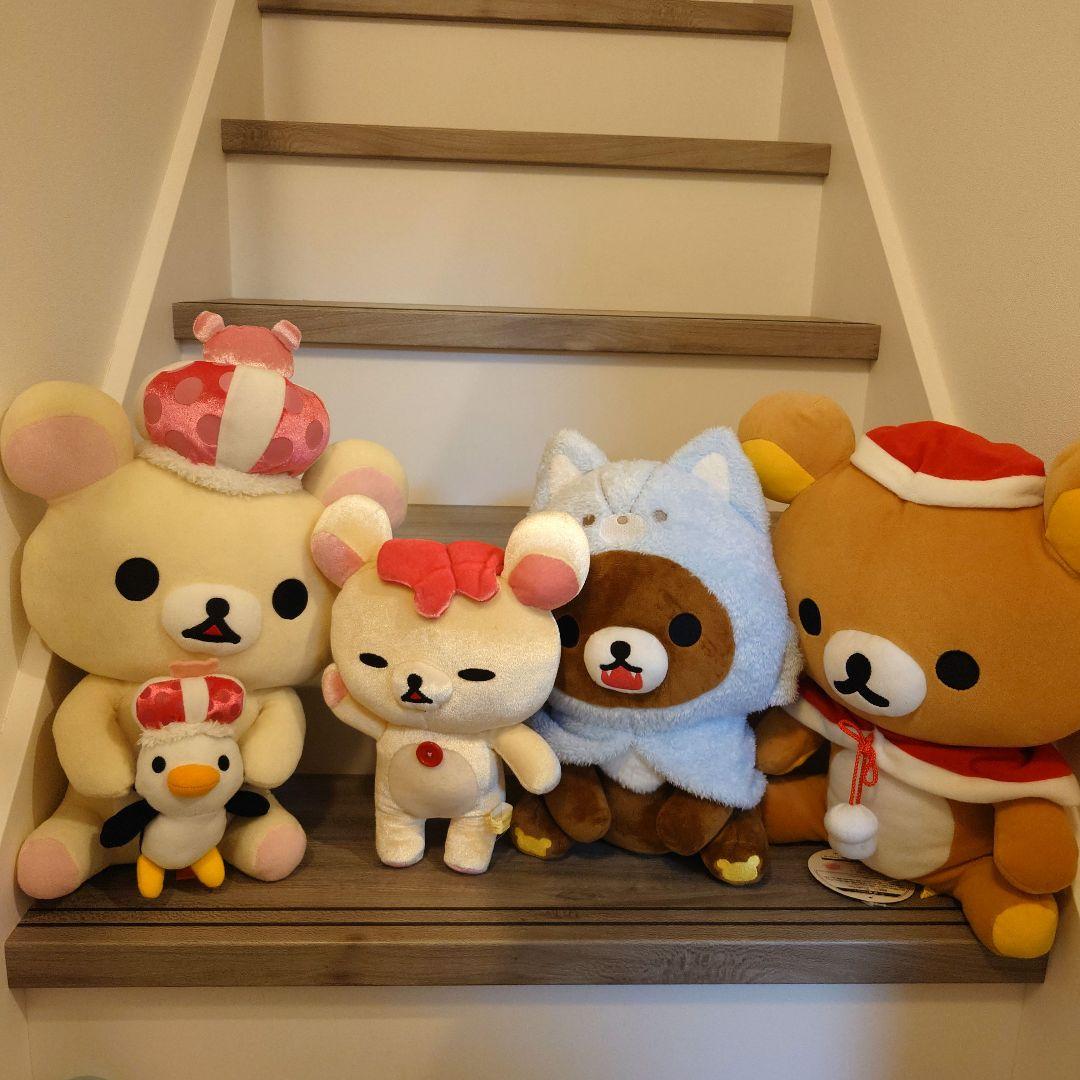 リラックマ　コリラックマ　チャイロイコグマぬいぐるみセット