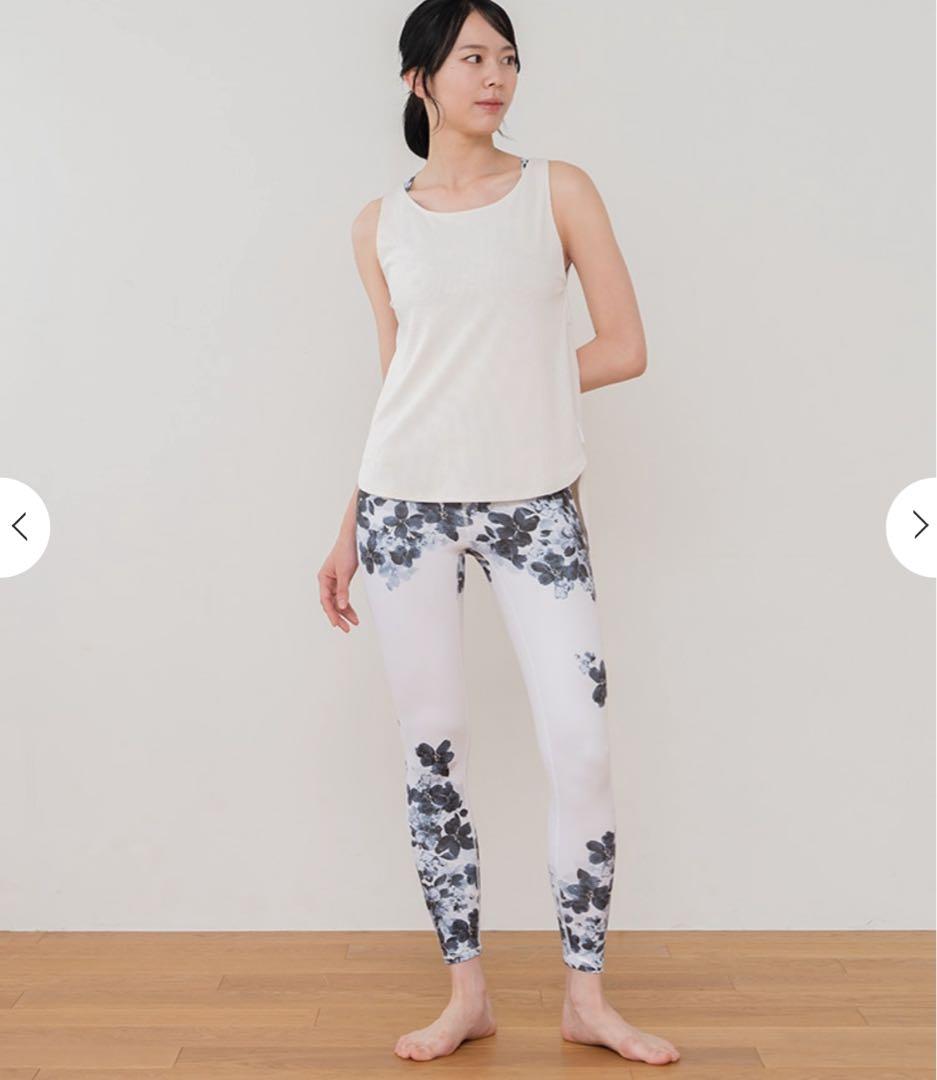 り*ご様 フラワープリント ヨガウェア セット　L