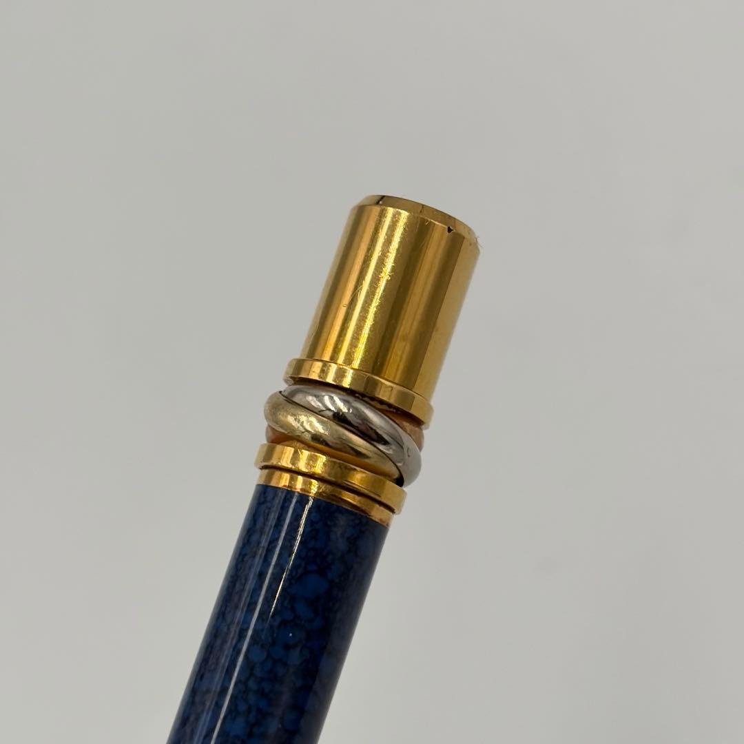 Cartier マスト ドゥ カルティエ トリニティ ボールペン　マーブルラピス