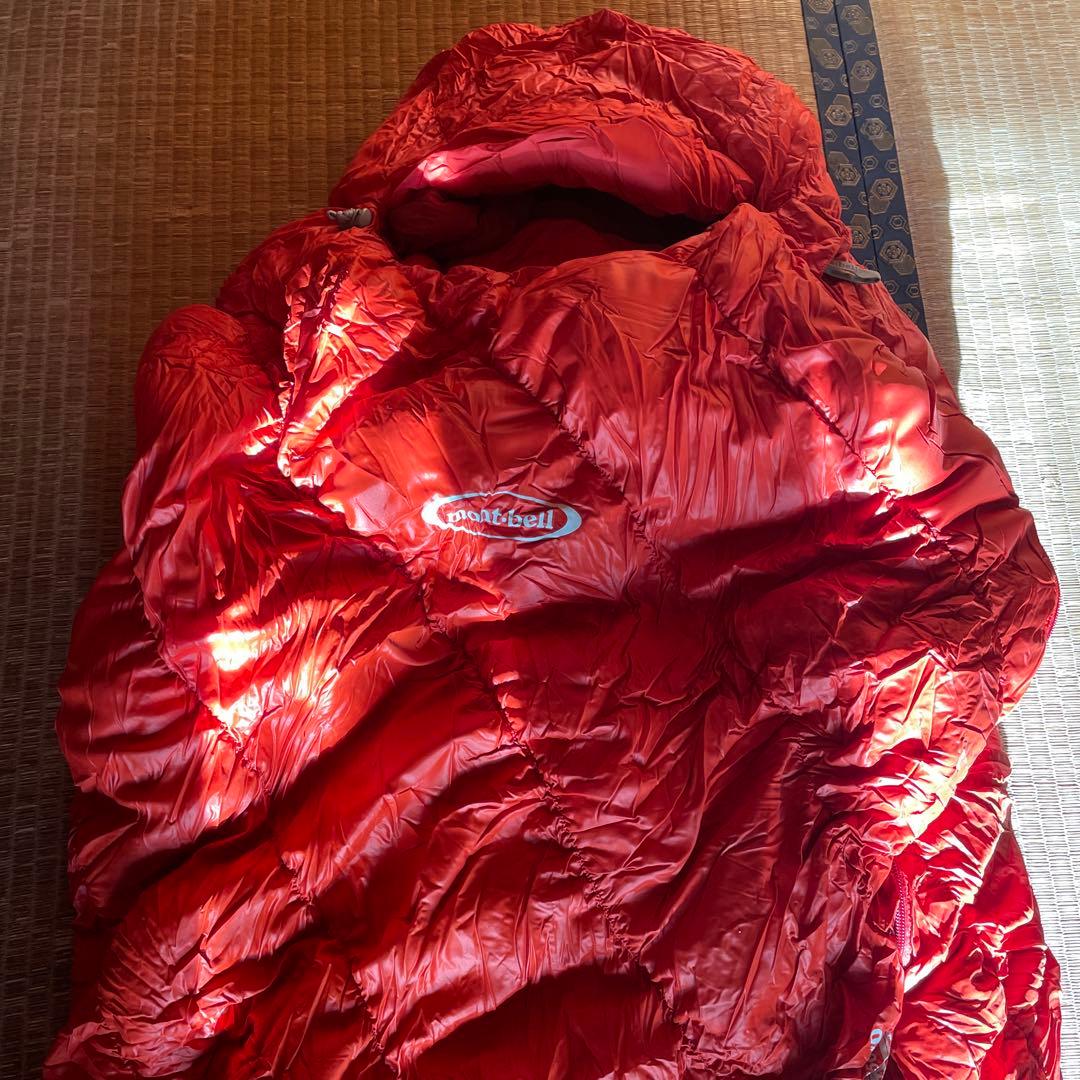 mont-bell モンベル　ダウンシュラフ　寝袋　#0 シュラフカバー付き