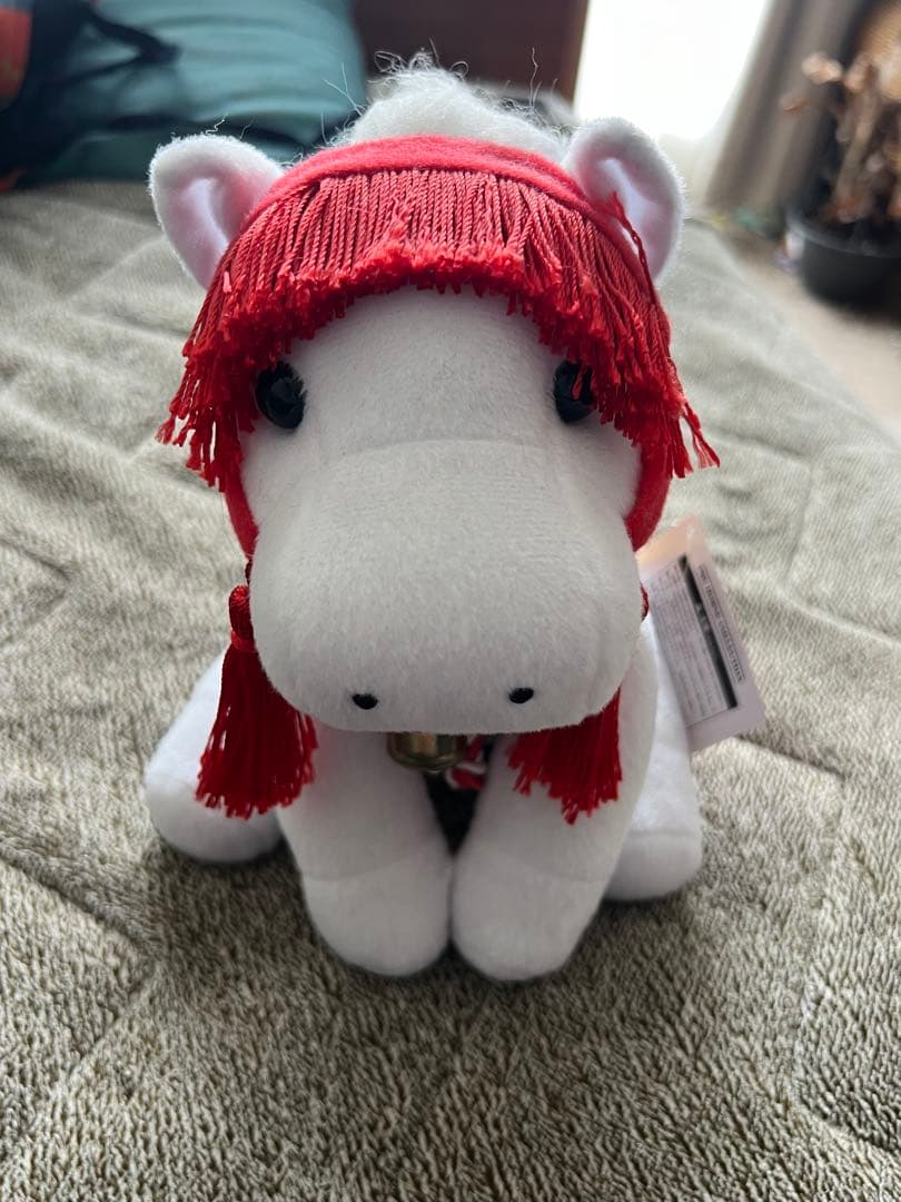 2014年　午年　アイドルホースぬいぐるみ　神馬モチーフ タグ付き