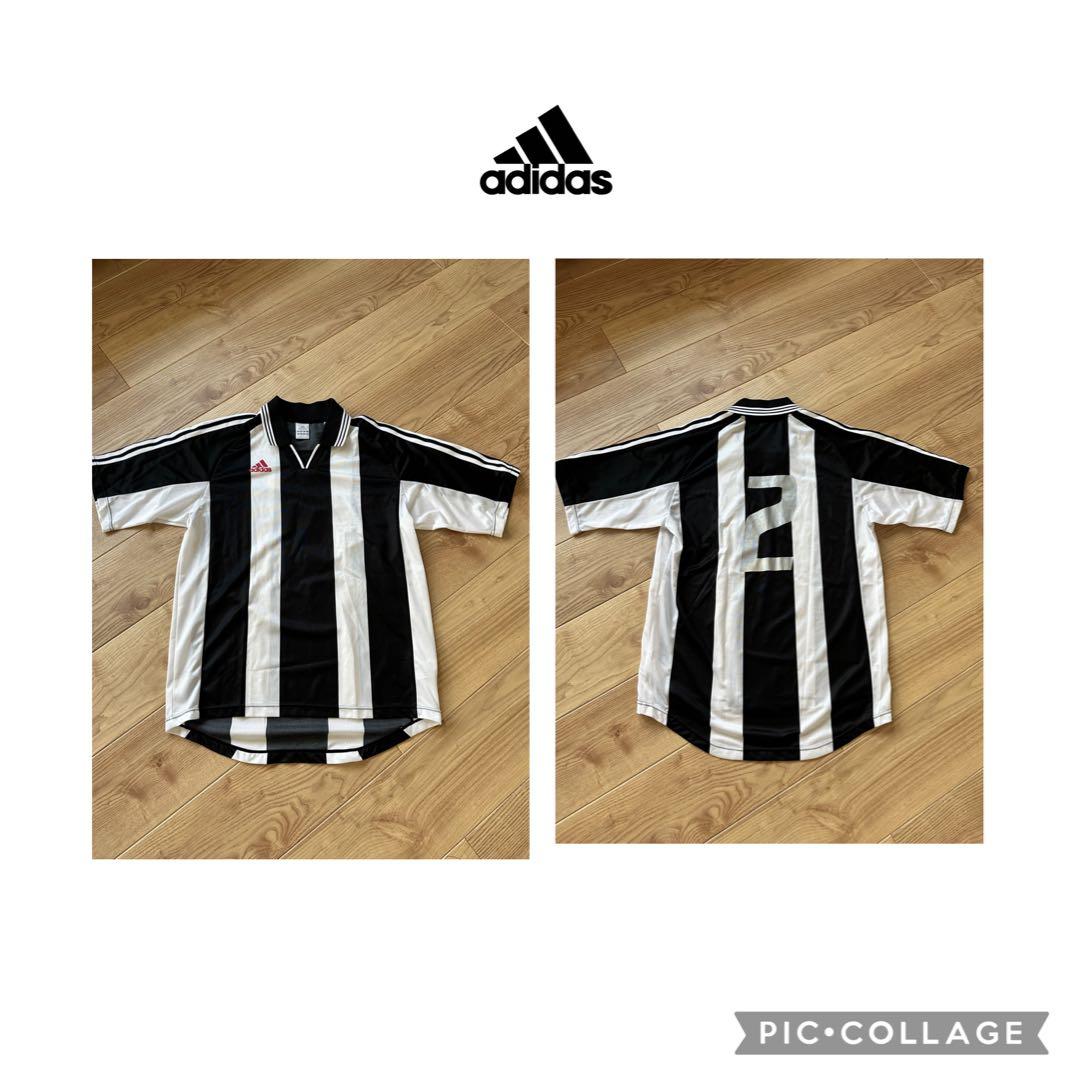 90s adidas ストライプ ゲームシャツ 日本製 美品 あいみょん