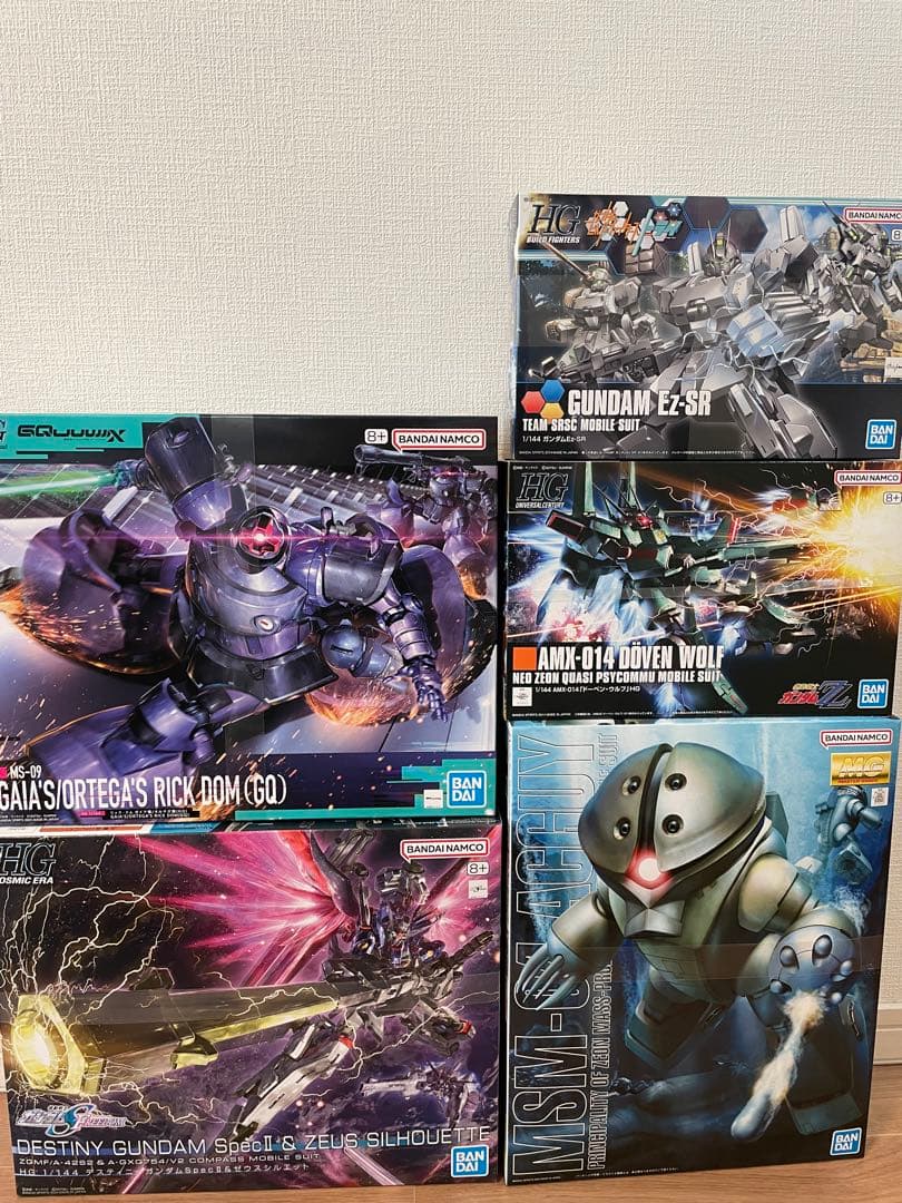 HGデスティニーガンダム ゼウスシルエット/ HG ドーベン•ウルフ/他3