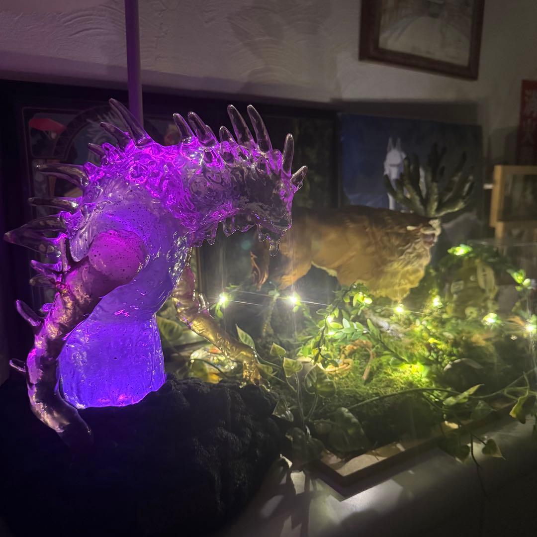 ✨超希少　ジブリ もののけ姫 デイダラボッチ オルゴール ライト　完動品✨