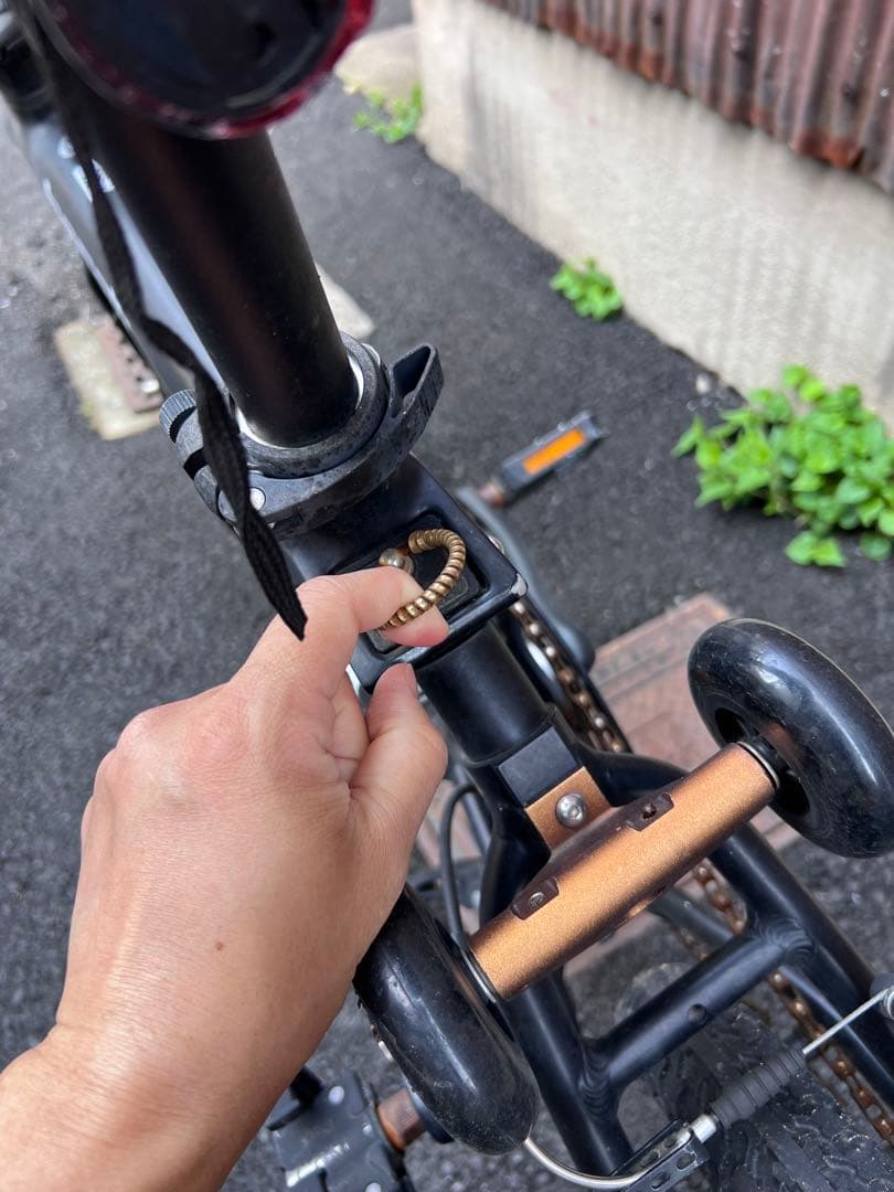 【京都市直接引き取り限定】※訳ありbenelli 折りたたみ自転車 ブラック