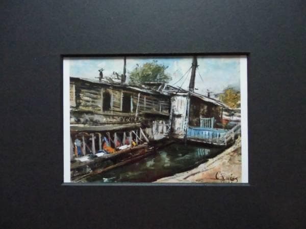 Oguiss、LAVOIR DE LA SAINE、希少画集画、新品額装付