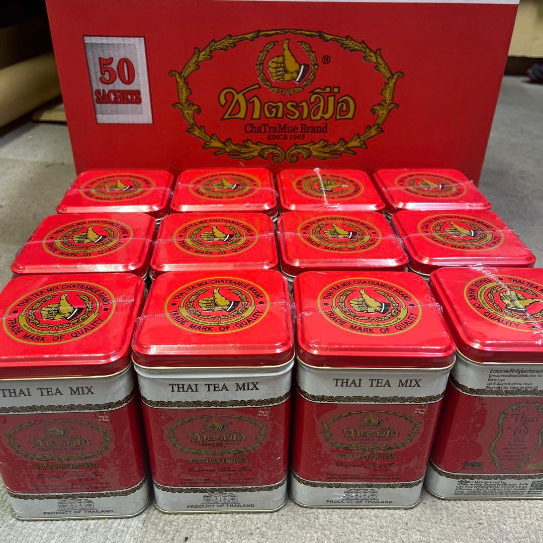 新品未開封 タイティー ×１２缶 THAI TEA MIX ChaTraMue