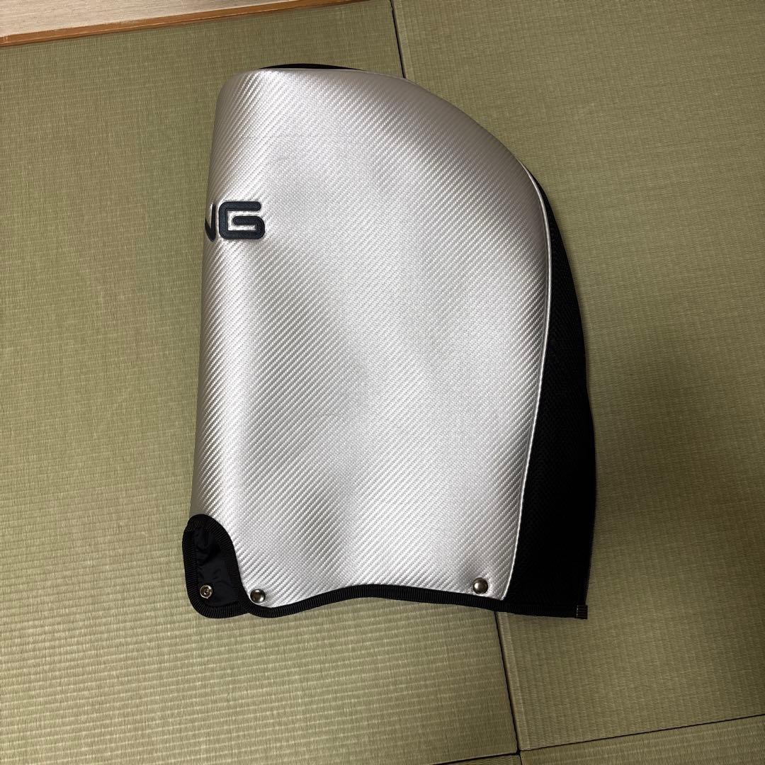 【24時間限定10%値引】PING3点式キャディバッグ９型【シルバー】超美品！