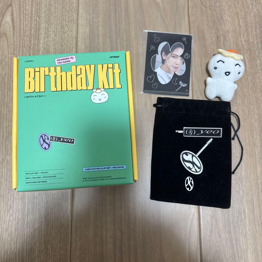 アチズ ATEEZ ヨサン センイル md トレカ ヘヘッモン 2023 ピン