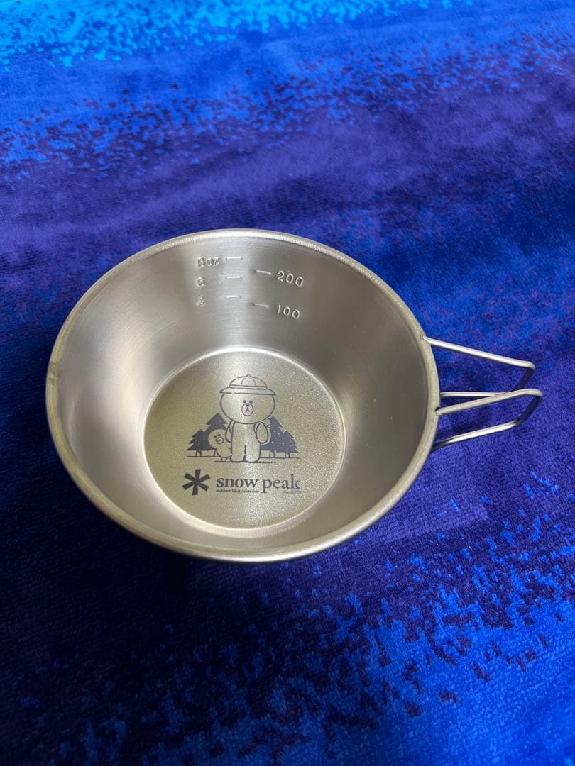 レア！スノーピーク　LINEフレンズ　シェラカップ 新品未使用