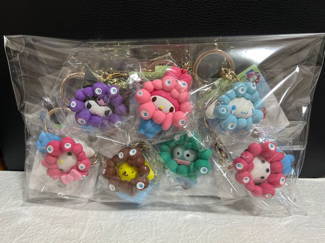 サンリオ　パステル　ミャクミャク　キーホルダー　コンプリート　7種