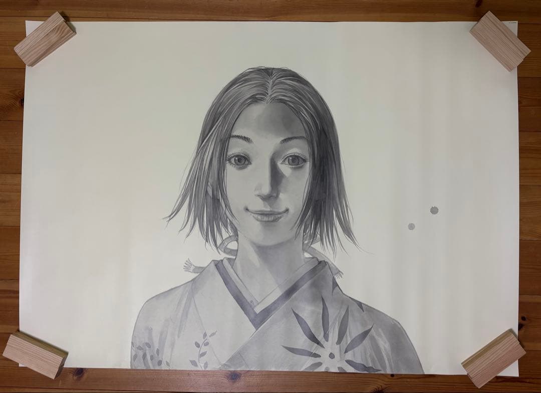 バガボンド　井上雄彦　最後の漫画展　おつう　ポスター