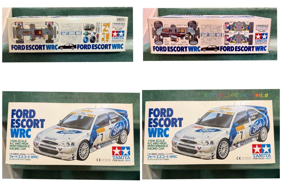 【未組み立て】タミヤ★フォートエスコートWRC TL-01シャフトドライブ4WD