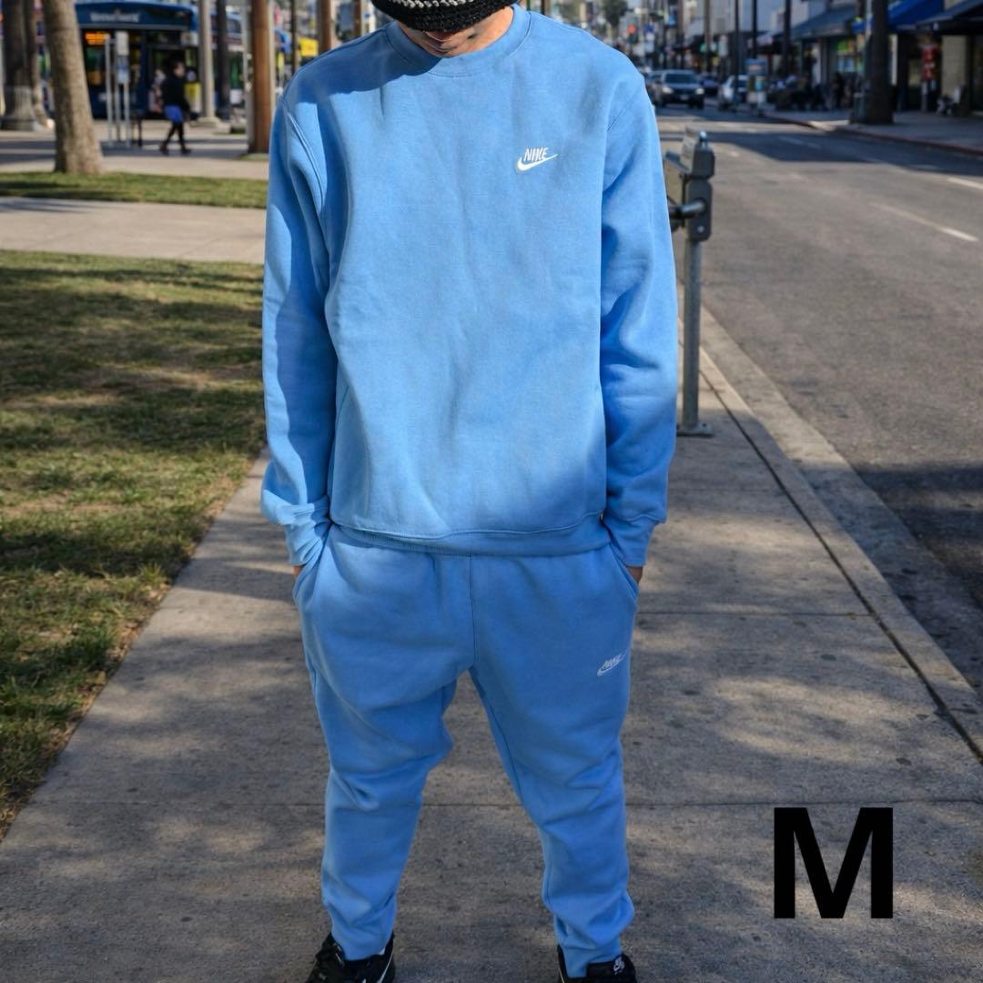 M Nike Sportswear Club フリース セットアップ 水色　上下