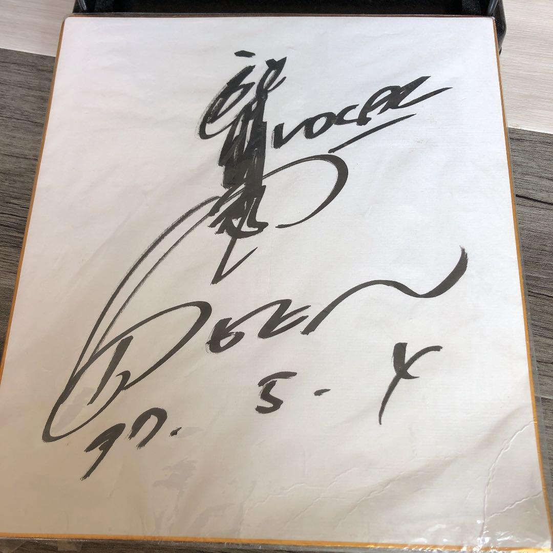 DEEN ボーカル　池森秀一さんのサイン色紙！