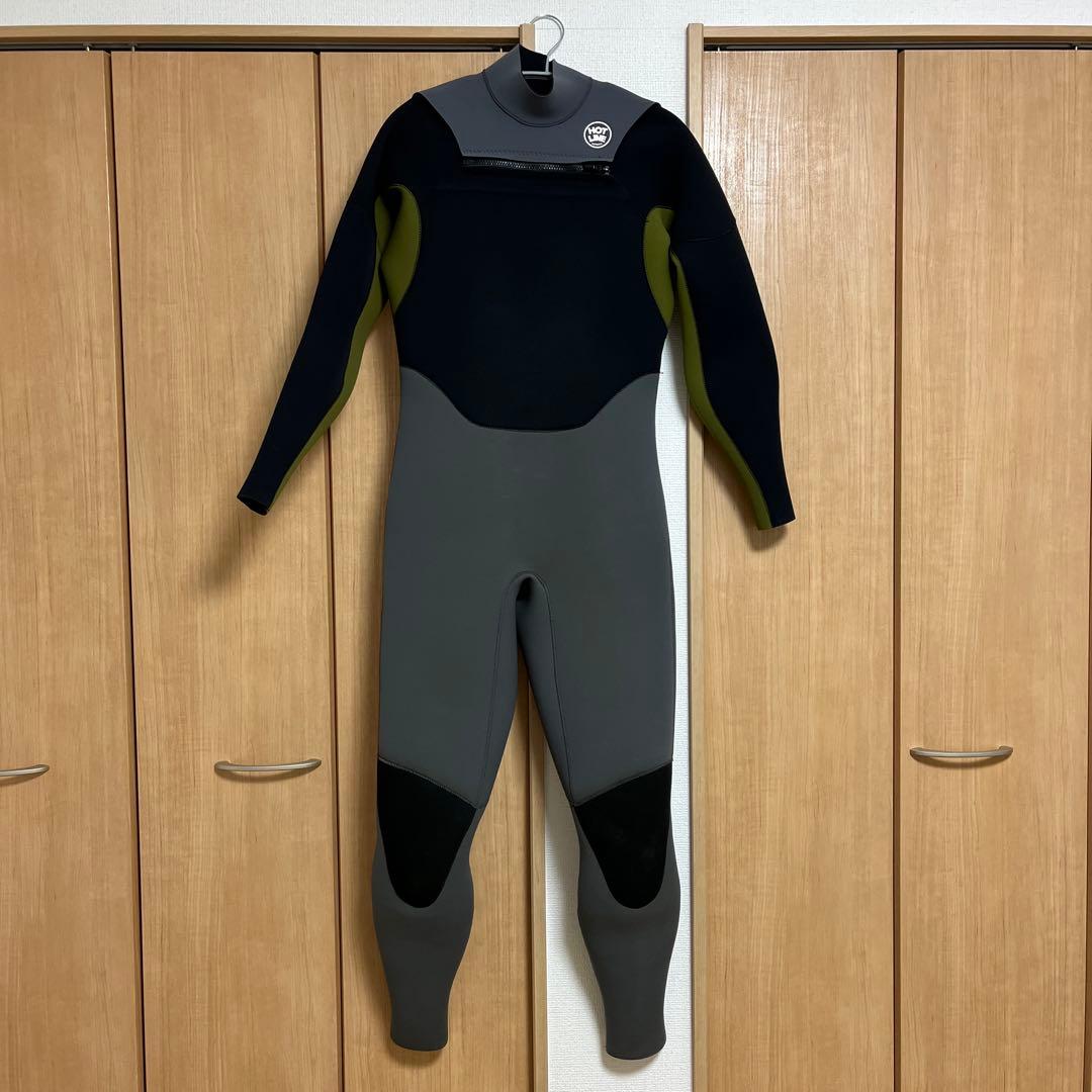 最終値下　HOTLINE フルスーツ ブラック/グレー/グリーン　ML