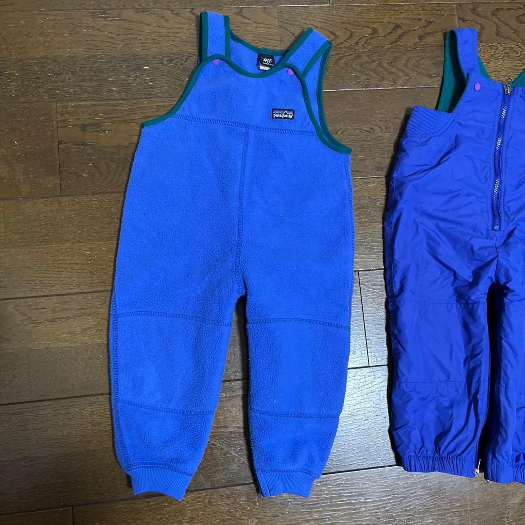 patagonia 子供用ウェアセット 24M ブルー 3.5歳くらいまで