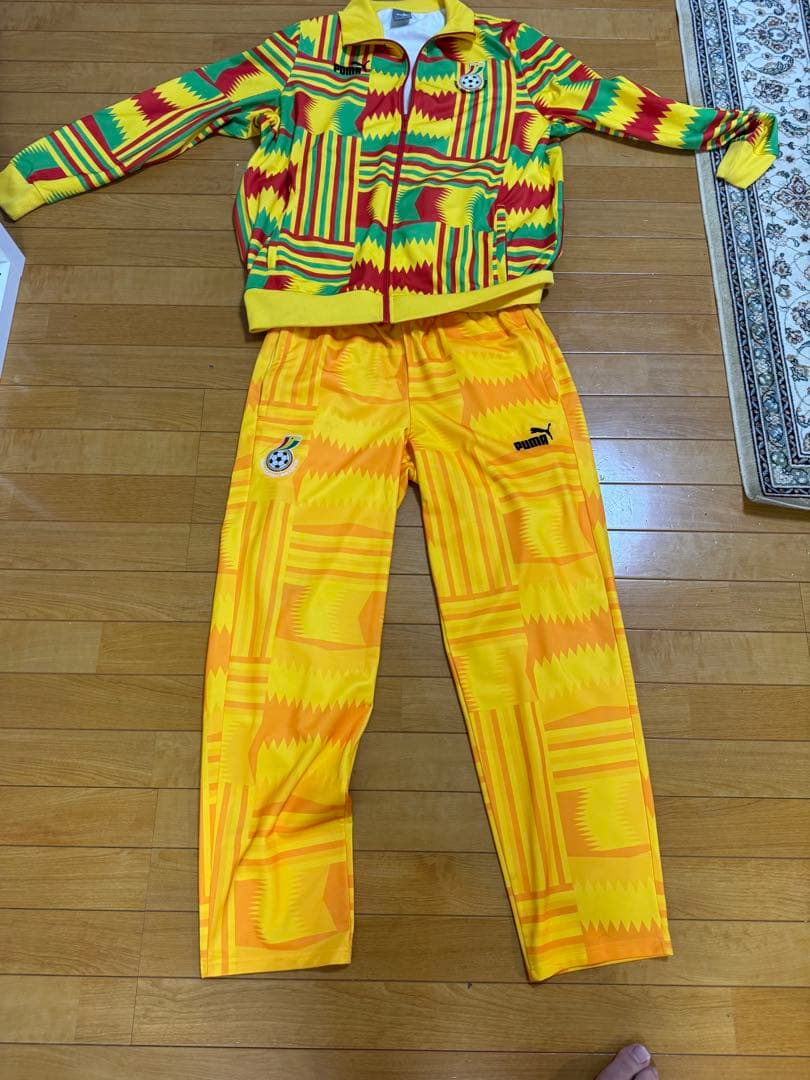 プーマ ガーナ代表　セットアップ　トラックスーツ　ジャージ　ジャケット　パンツ