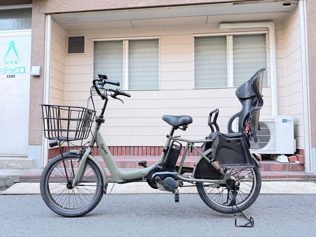 子供乗せ　パナソニック　GYUTTO 電動アシスト自転車 チャイルドシート付き