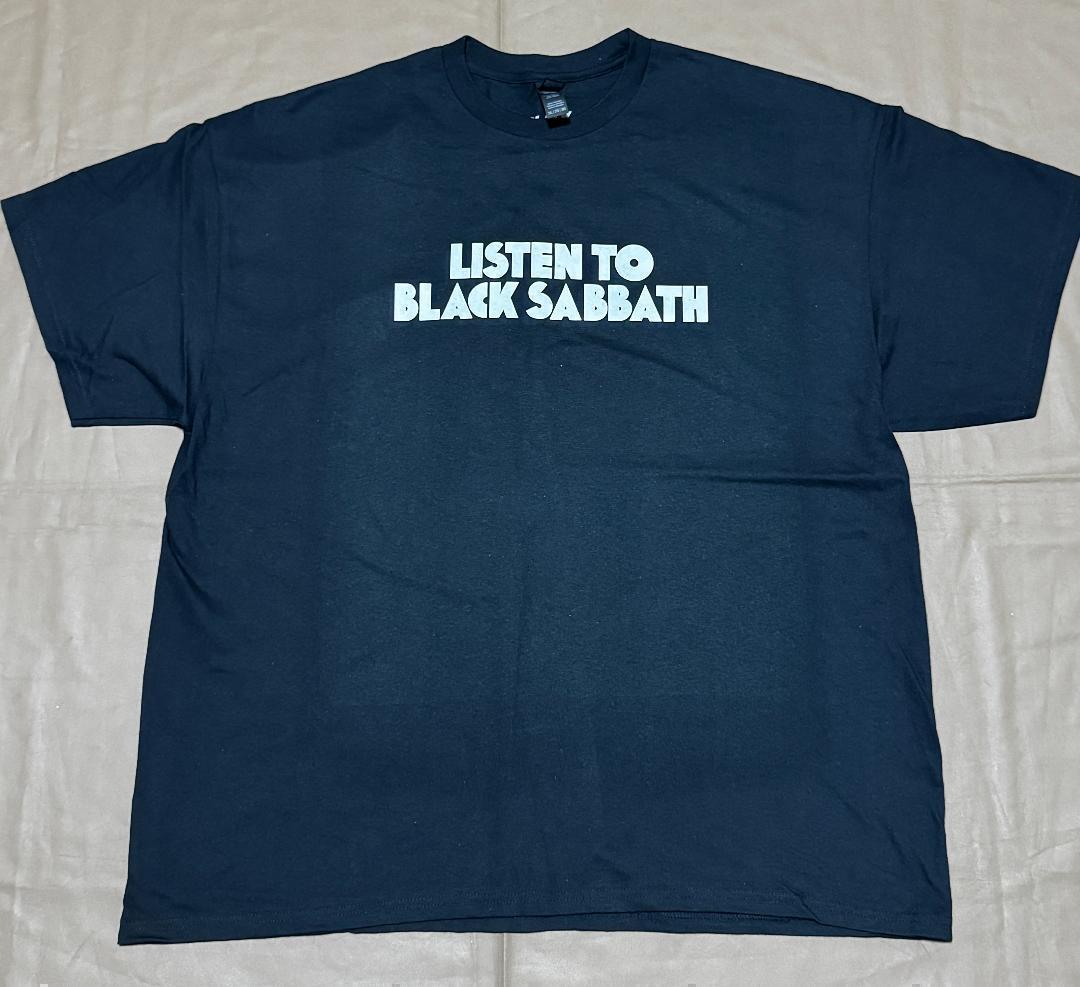 ブラックサバス LISTENTOBLACKSABBATH ロゴTシャツ XL