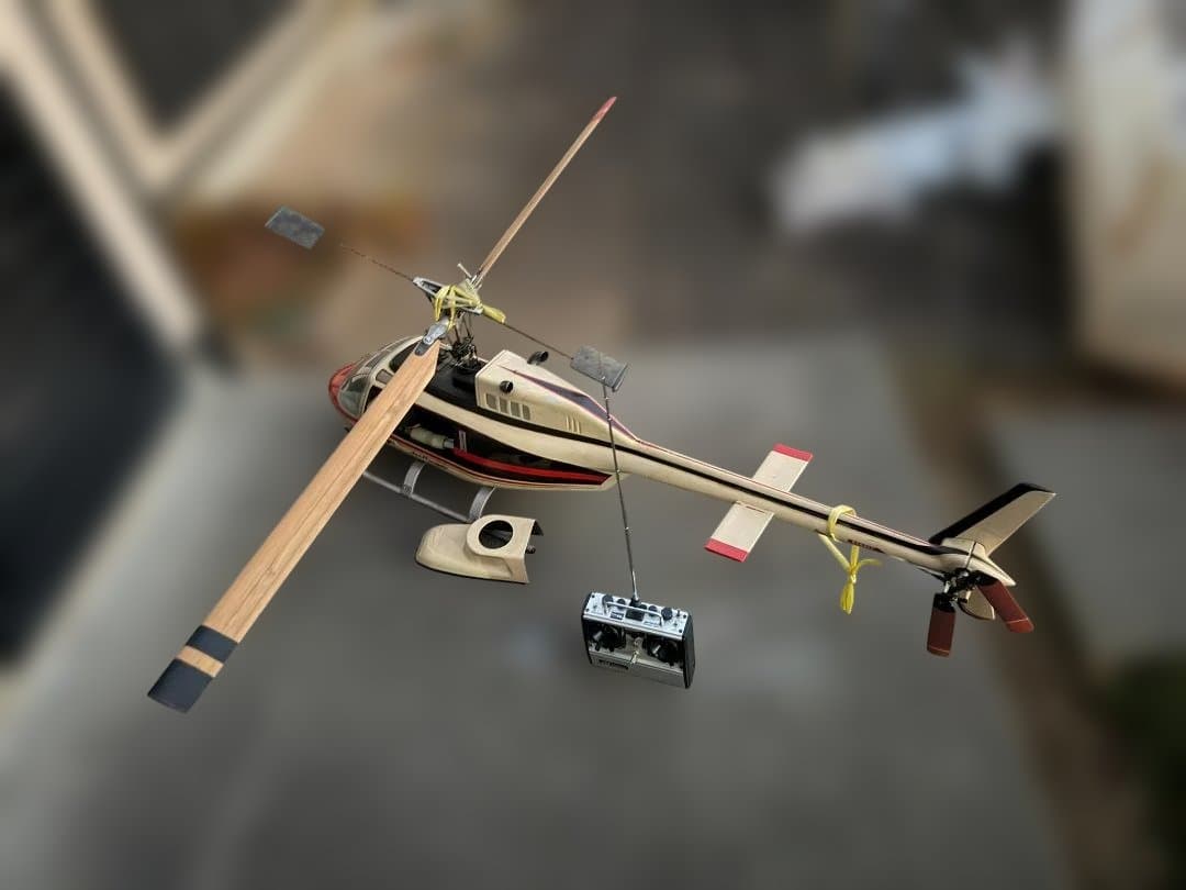 60エンジン　ラジコンヘリ(ジャンク)