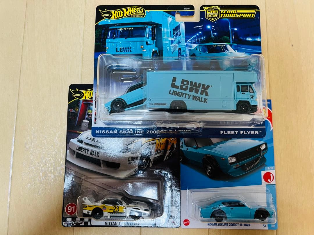 ホットウィール チームトランスポート　リバティーウォークセット