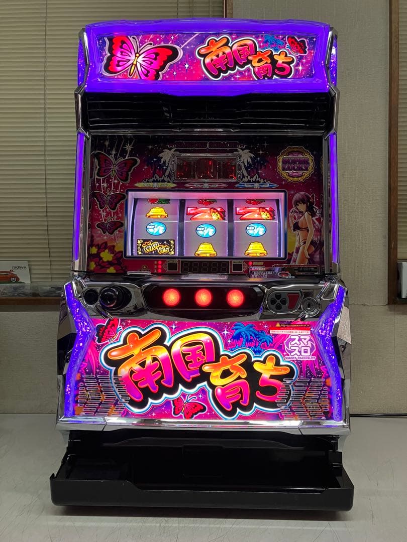 パチスロ実機　Ｌ南国育ちＳ３ スマスロユニット付き