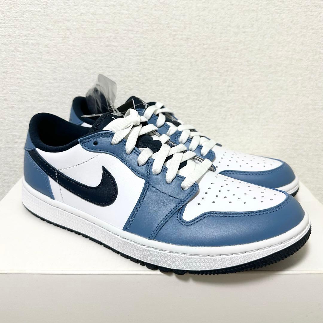 ナイキ ゴルフ ジョーダン 29 スニーカー シューズ 靴 青 天然皮革