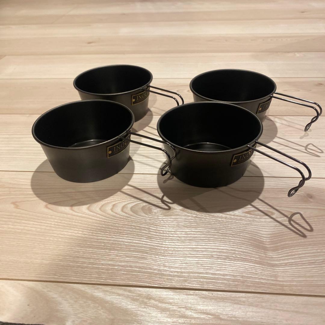 INOUT シェラカップ 4個セット 黒