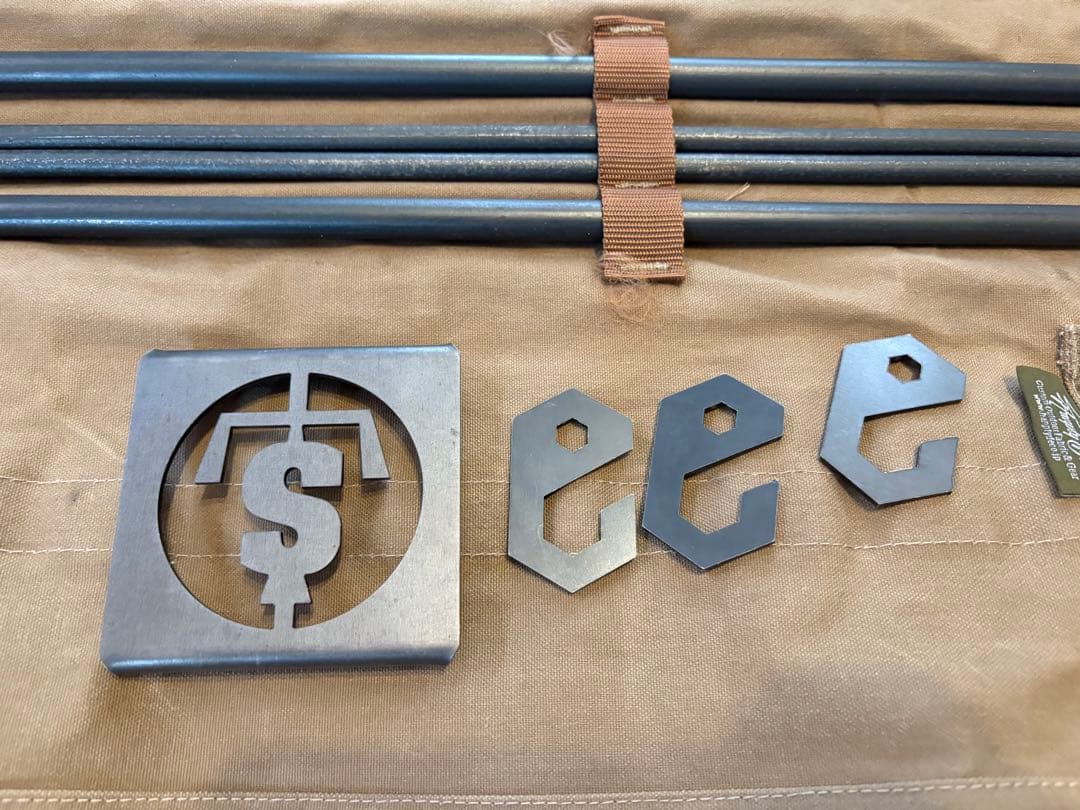 SOMABITO 焚き火パラレールハンガー＆風防兼ケース(コヨーテ)