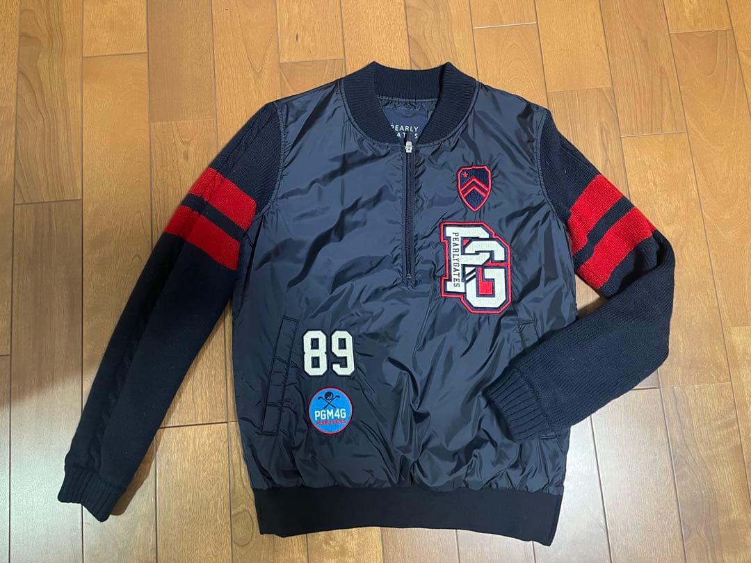 美品【パーリーゲイツ】中綿入りプルオーバー（サイズ1）