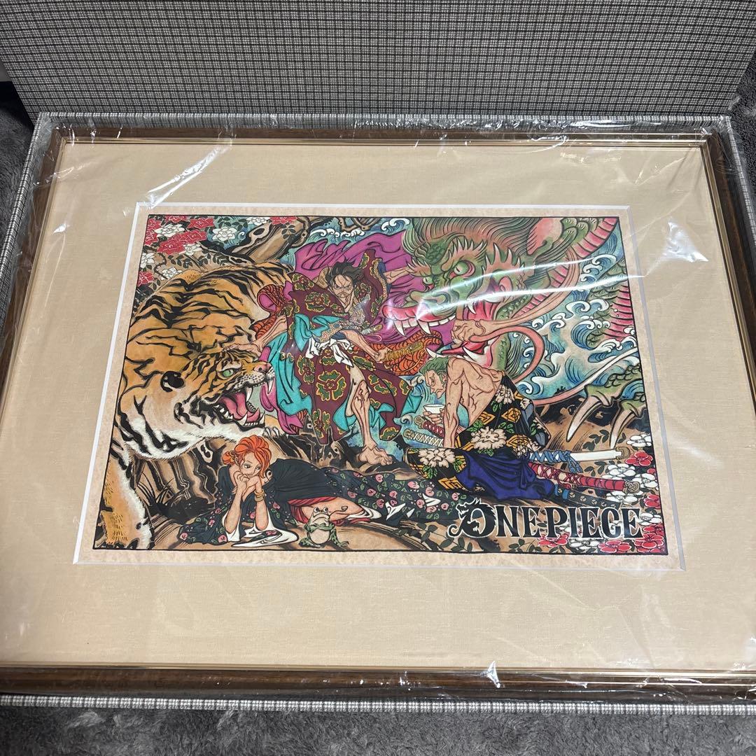 新品　ONE PIECE ワンピース　和風　高級複製原画　絵画