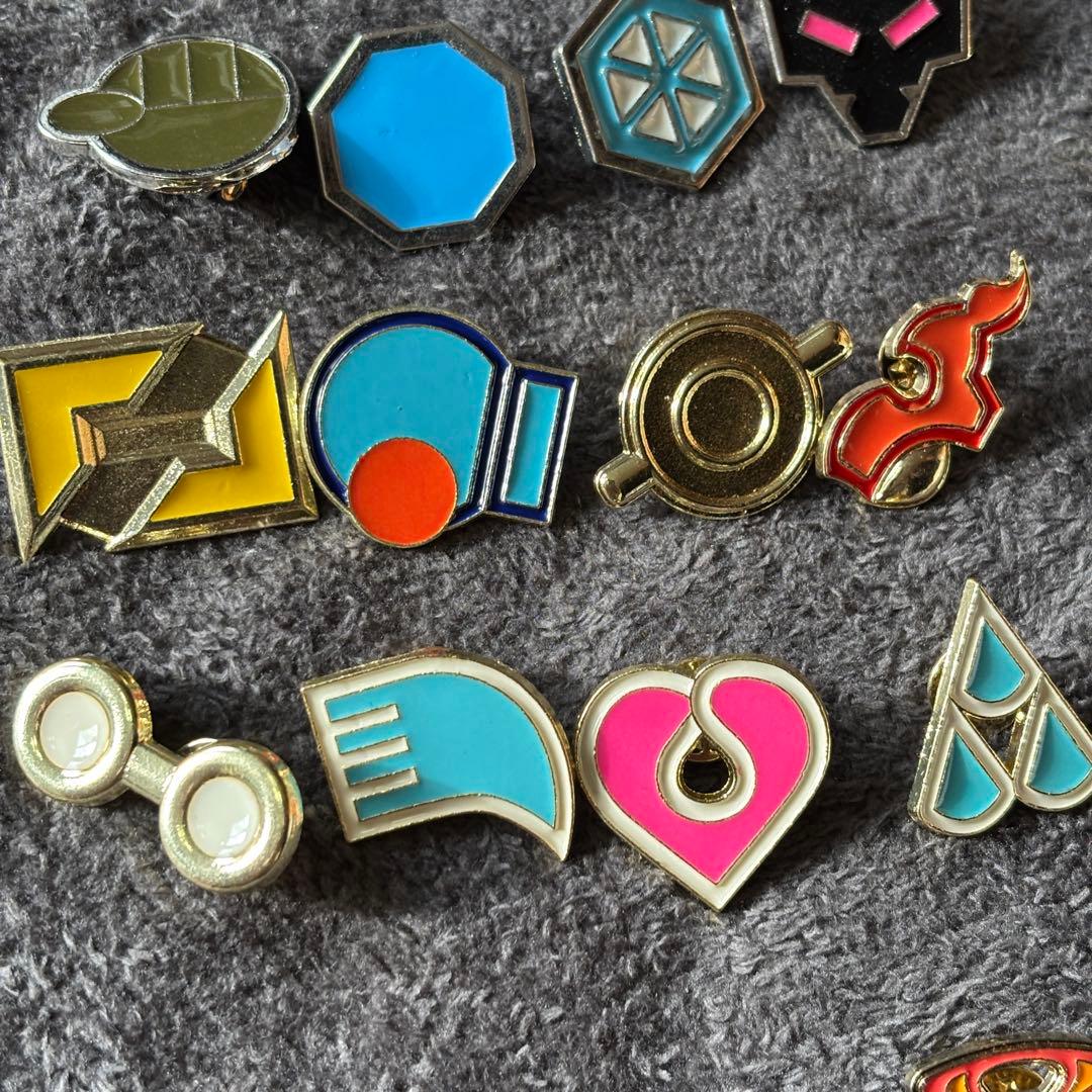 ポケモン　ジムバッジ　カントー地方〜カロス地方　58個セット