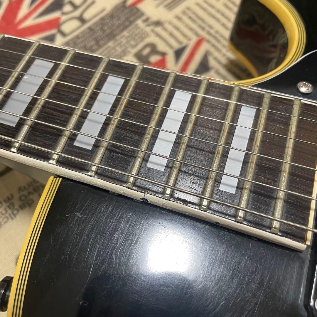 【ビンテージ】Greco レスポールカスタム ブラック エレキギター