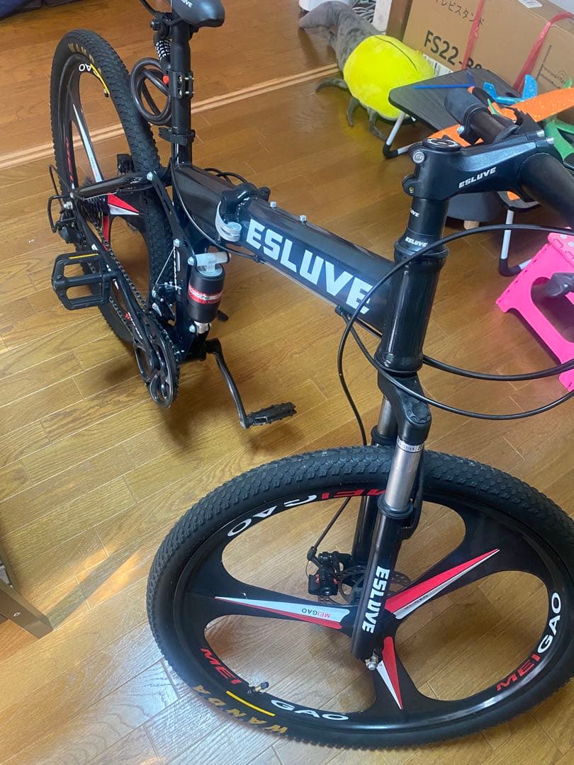 ★激安ESLUVEマウンテンバイクAmazon購入超美品★引取手渡し乗り帰り希望