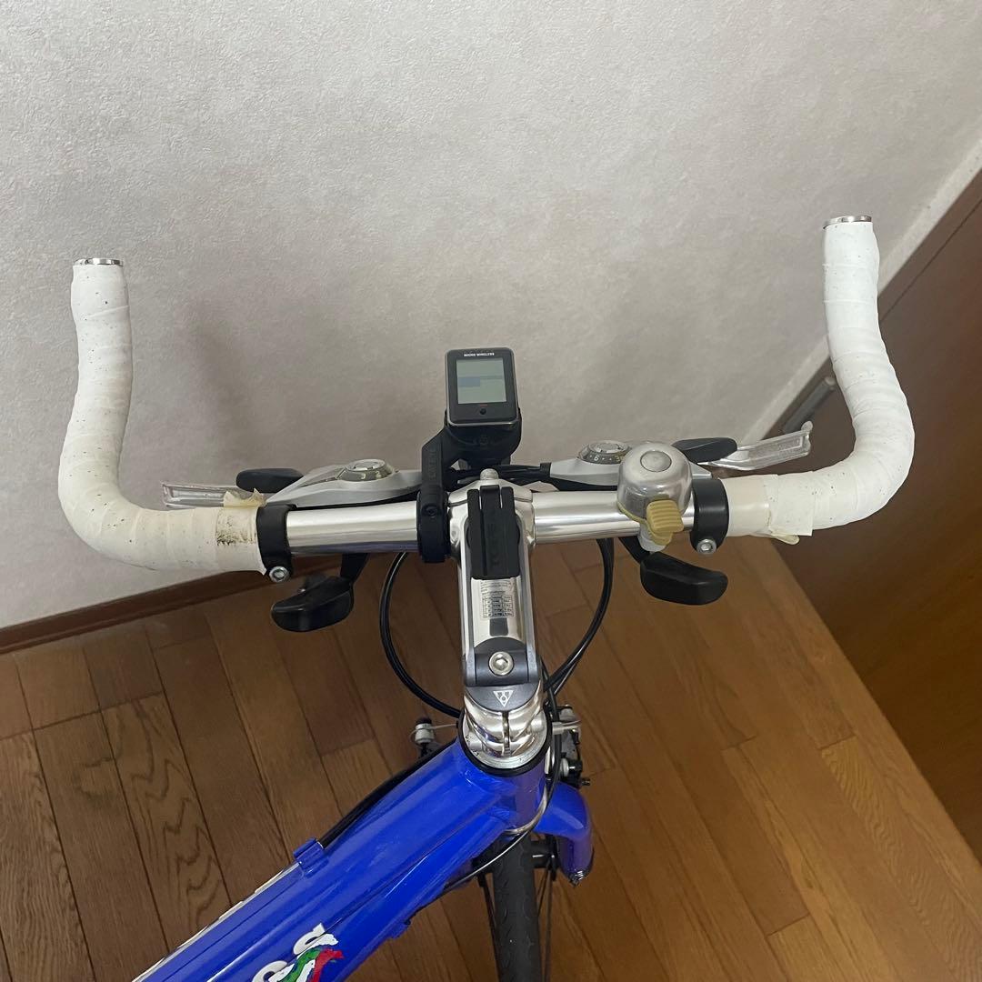 【引き取り限定】GIOS MISTRAL クロスバイク 青　室内保管　付属品多数