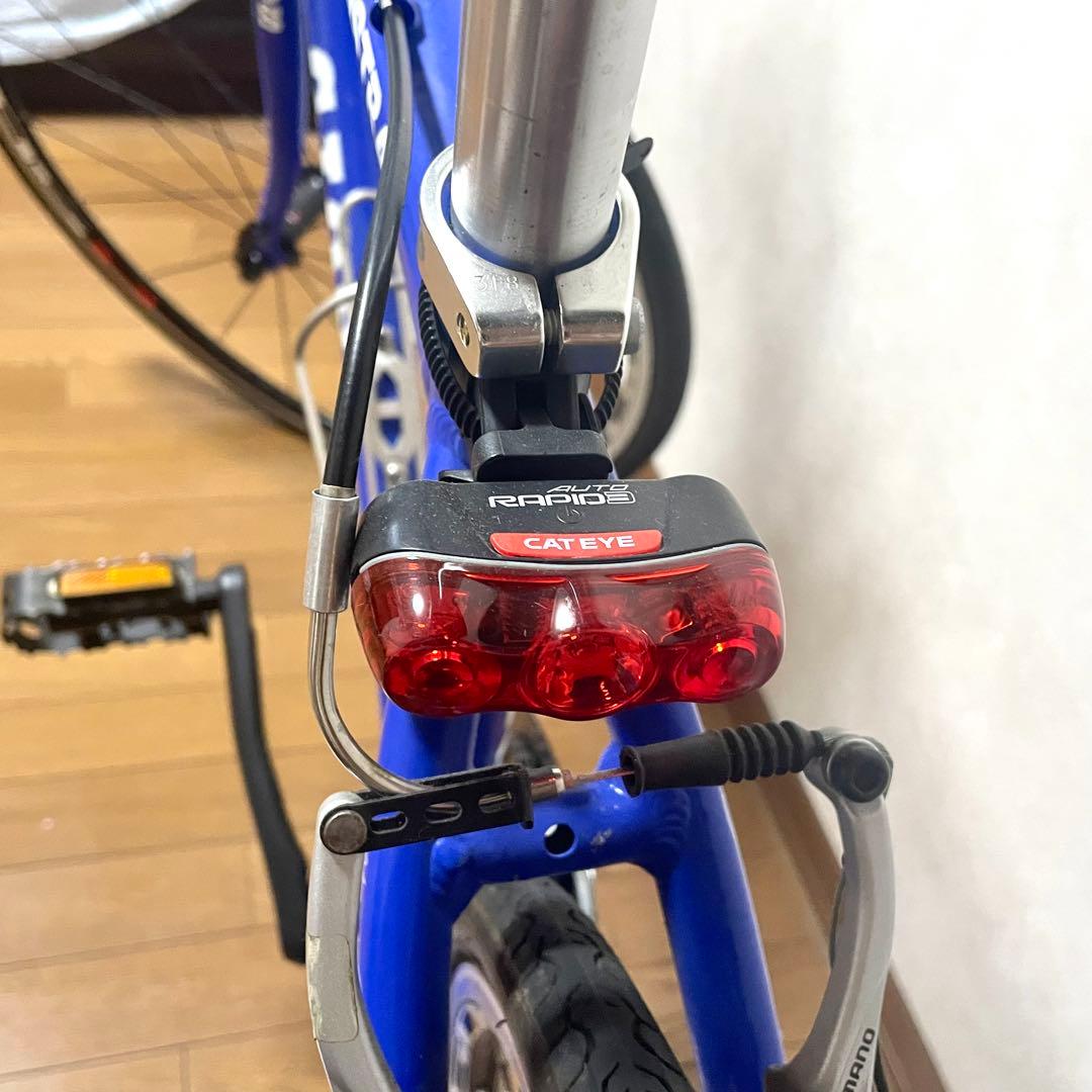 【引き取り限定】GIOS MISTRAL クロスバイク 青　室内保管　付属品多数