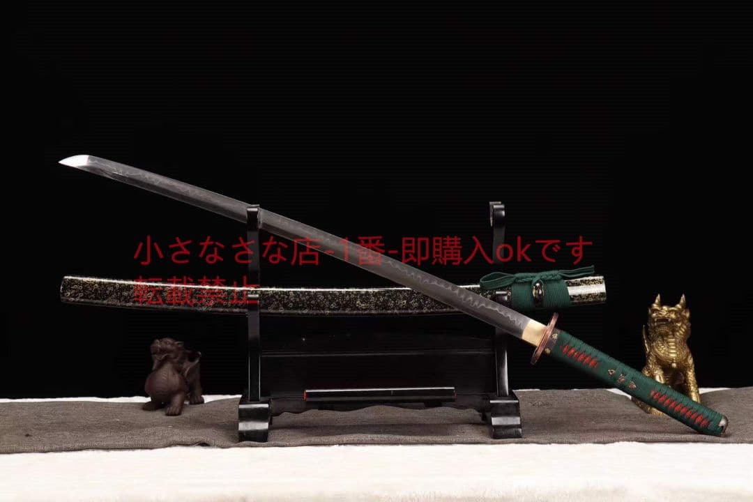 26寸ロングタンクT10焼刃ダークナイトサムライ 刀装具 日本刀 模造刀 居合刀