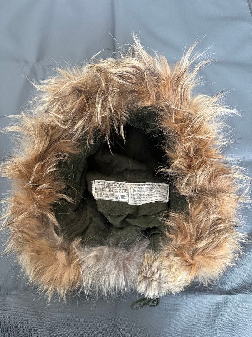 M-51 パーカー用フード　ワイヤー折れ2箇所