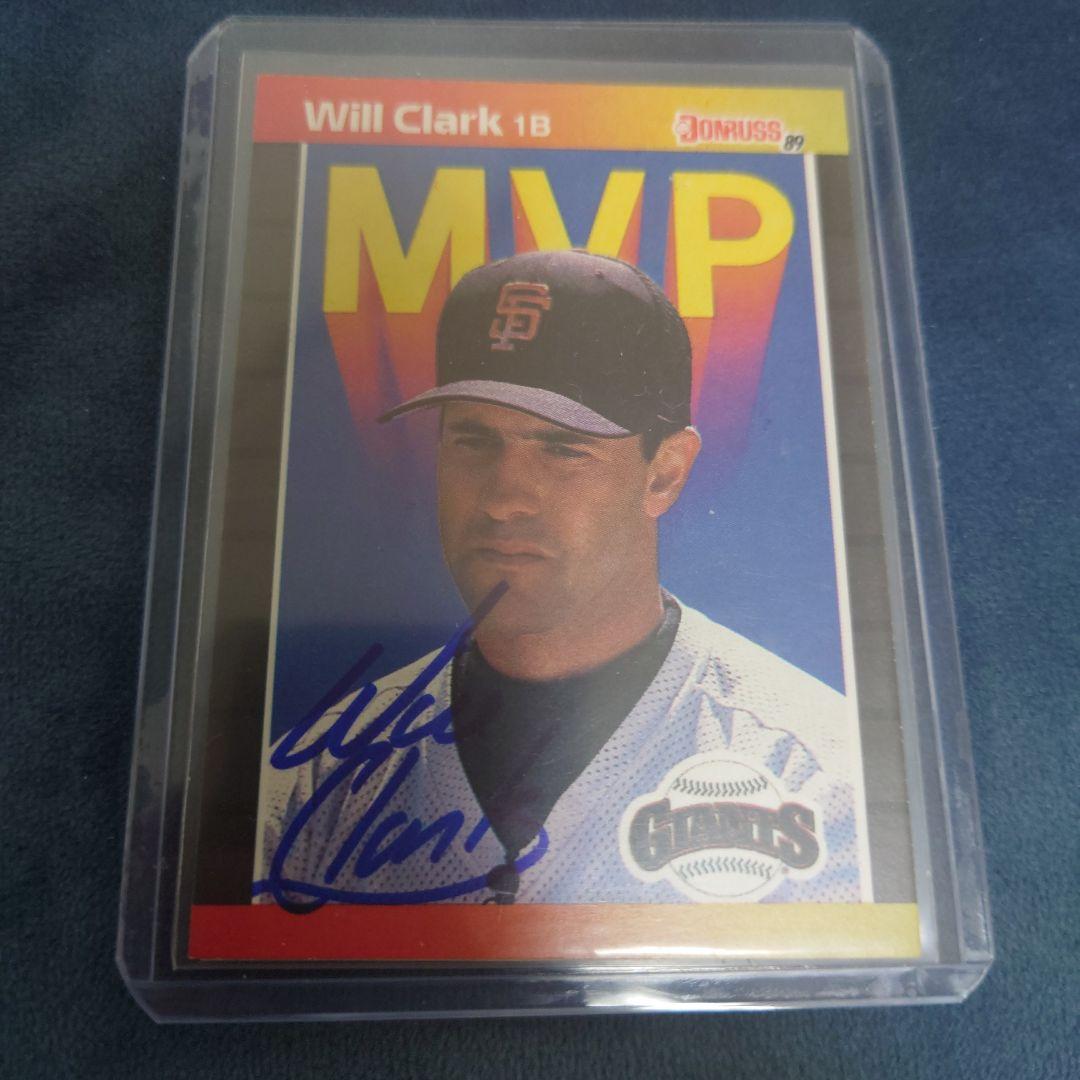 Will Clark auto 証明書有