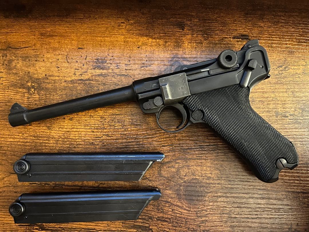 こ*ー様 Luger P08 セミオートマチックガスガン