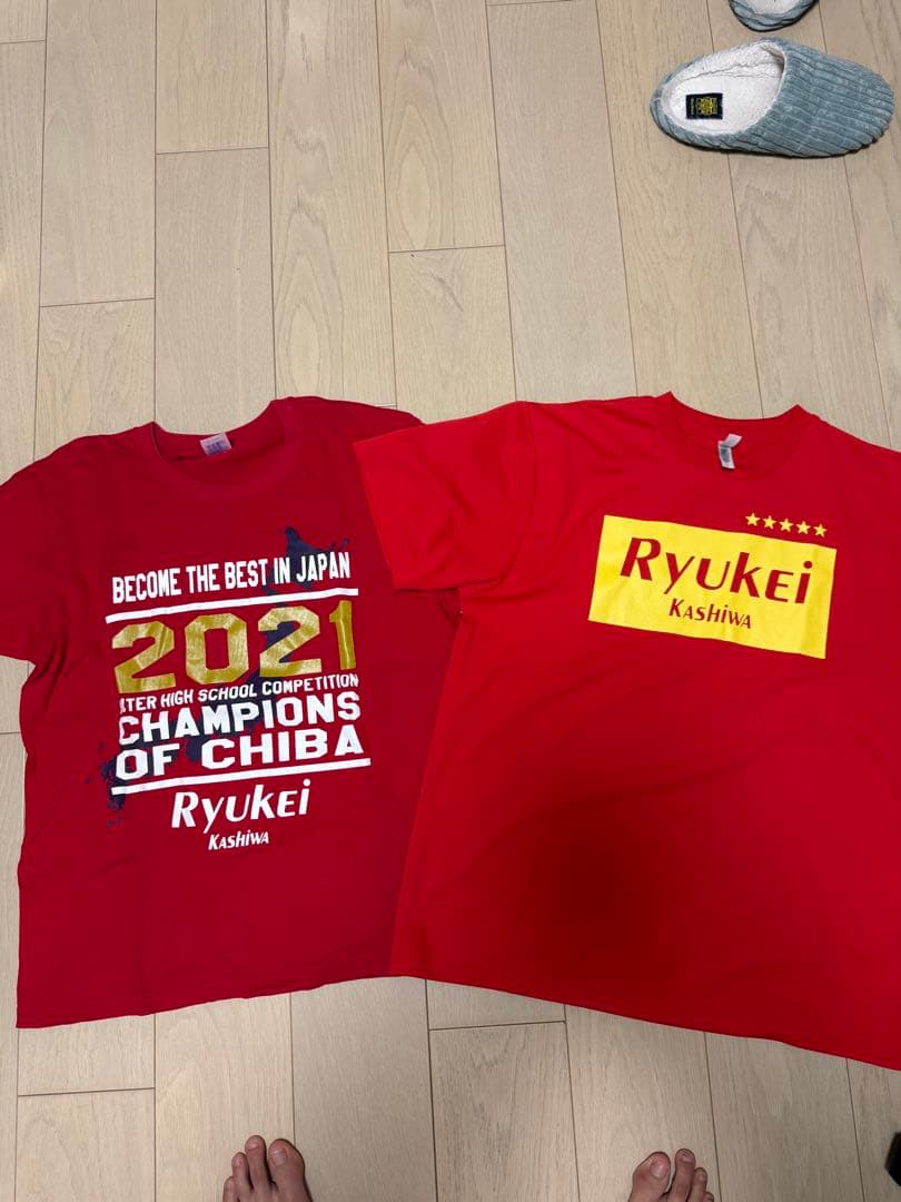 流経大柏 サッカー応援Tシャツ