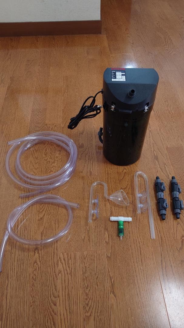 エーハイム 2215 外部フィルター一式 ダブルタップ/ろ材/新品ホース付セット