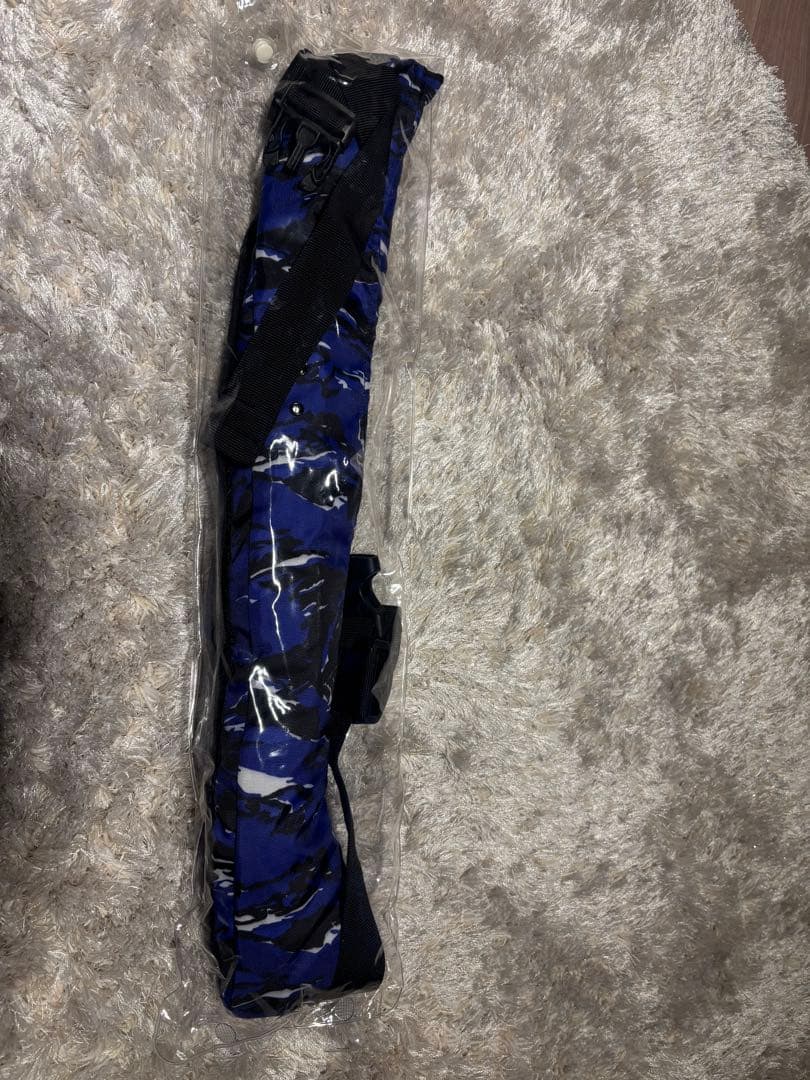 腰ベルトライフジャケット SEAWOLF SW-J-F06 ブルーカモ 美品